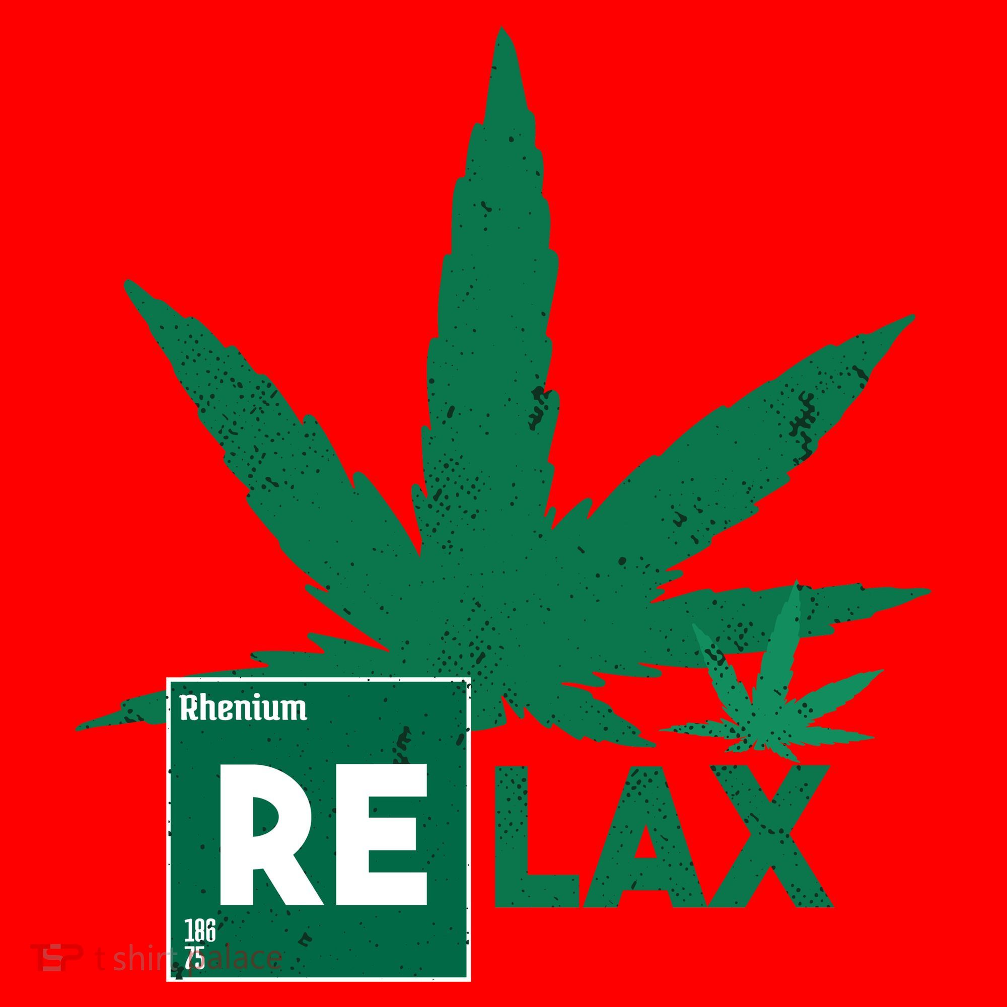 Relax Hemp Leaf Medical Marijuana Santa Hat