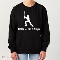 Relax I'm A Ninja Women's Sweatshirt thumb 0