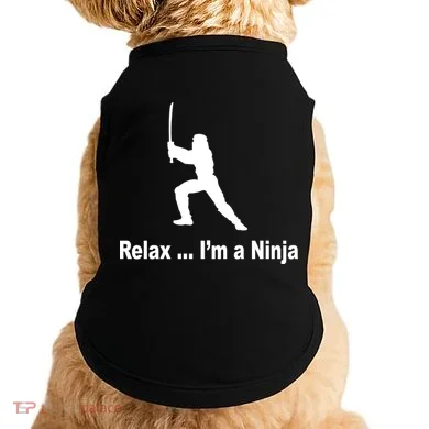 Relax I'm A Ninja Doggie Tank