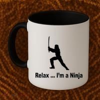 Relax I'm A Ninja Coffee Mug thumb 2