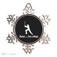 Relax I'm A Ninja Ornament thumb 0