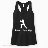 Relax I'm A Ninja Women's Tank Top thumb 0