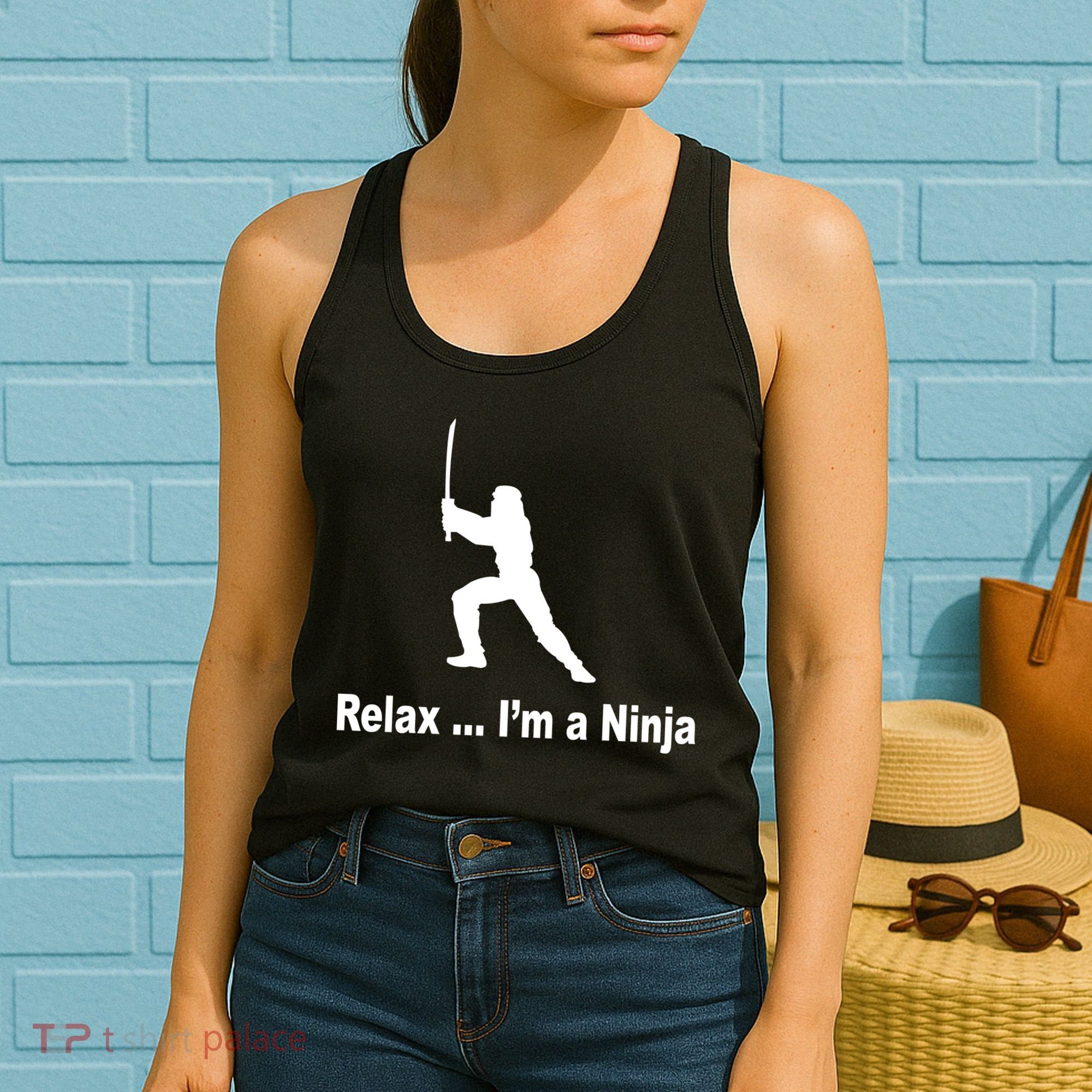Relax I'm A Ninja Women's Tank Top
