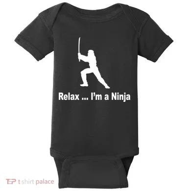 Relax I'm A Ninja Baby Bodysuit