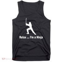 Relax I'm A Ninja Tank Top thumb 0