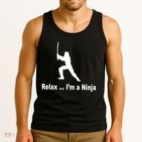 Relax I'm A Ninja Tank Top thumb 3