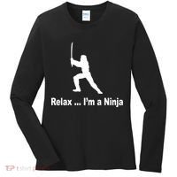 Relax I'm A Ninja Women's Long Sleeve Shirt thumb 0