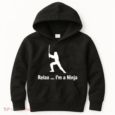 Relax I'm A Ninja Kids Hoodie
