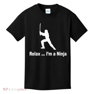 Relax I'm A Ninja Kids T-Shirt