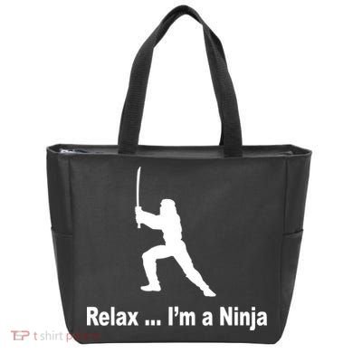 Relax I'm A Ninja Tote Bag