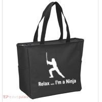 Relax I'm A Ninja Tote Bag thumb 2