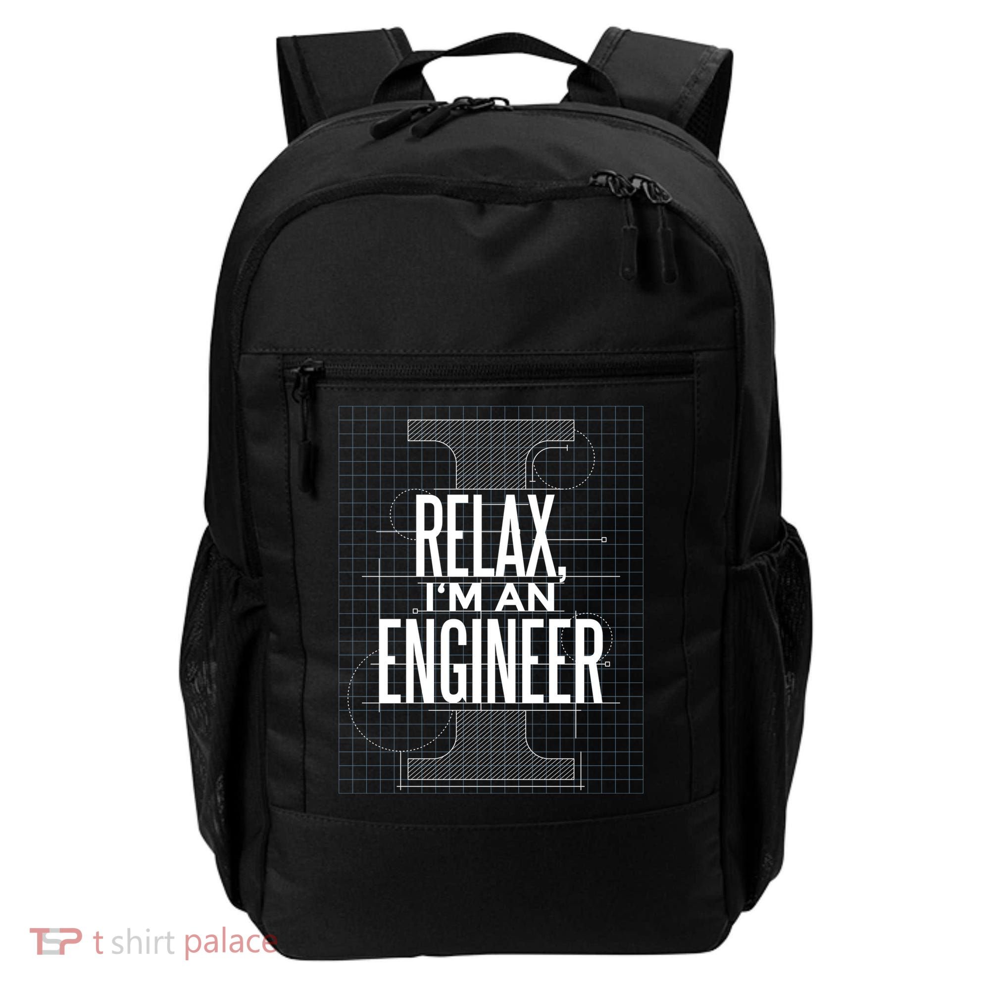 Relax I'm An Engineer Backpack