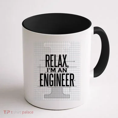 Relax I'm An Engineer Coffee Mug back