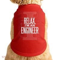 Relax I'm An Engineer Doggie Tank thumb 0