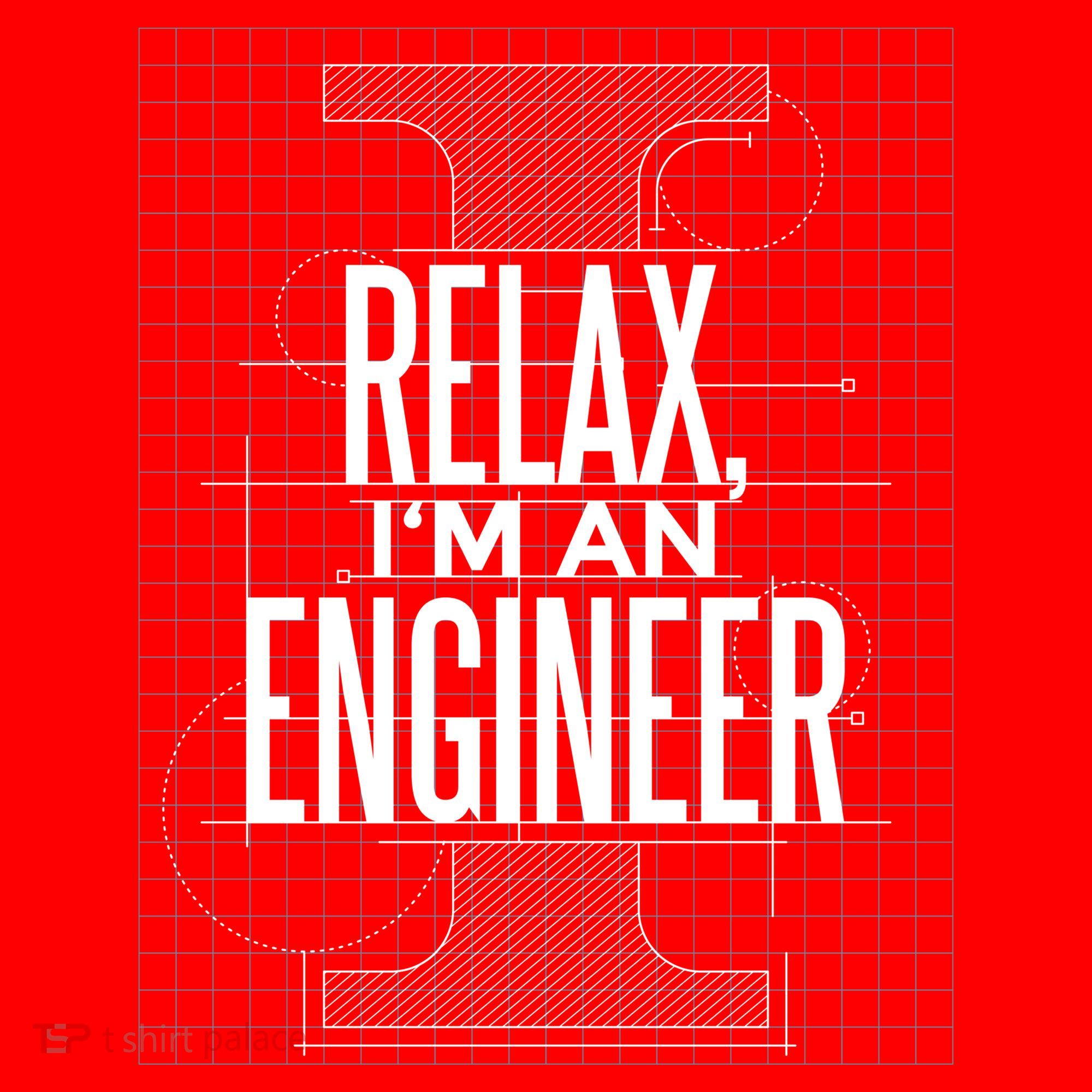 Relax I'm An Engineer Doggie Tank