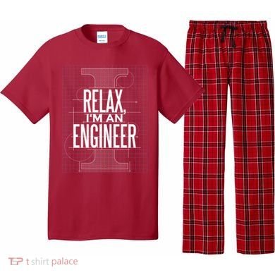 Relax I'm An Engineer Pajama Set