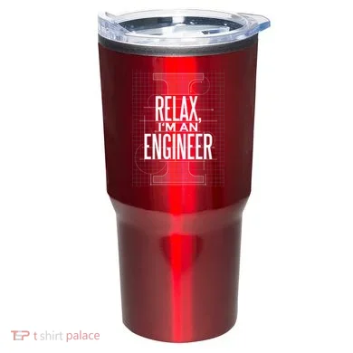 Relax I'm An Engineer Tumbler