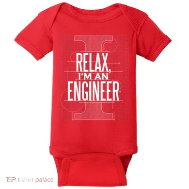 Relax I'm An Engineer Baby Bodysuit