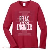 Relax I'm An Engineer Women's Long Sleeve Shirt thumb 0