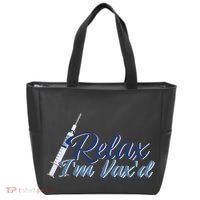 Relax I'm Vax'd Tote Bag thumb 0