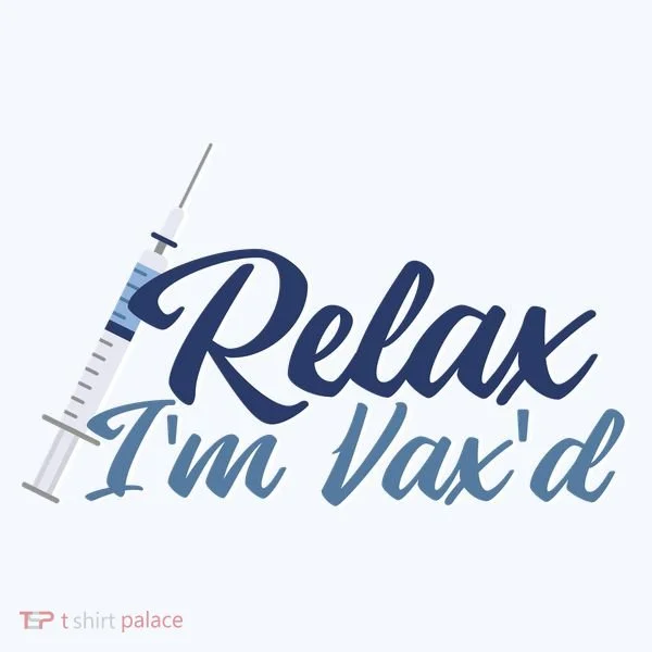 Relax I'm Vax'd Doggie Tank