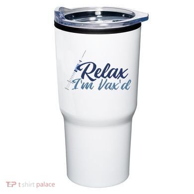 Relax I'm Vax'd Tumbler
