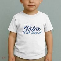 Relax I'm Vax'd Toddler T-Shirt thumb 2