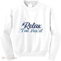 Relax I'm Vax'd Kids Sweatshirt thumb 0