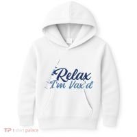Relax I'm Vax'd Kids Hoodie thumb 0