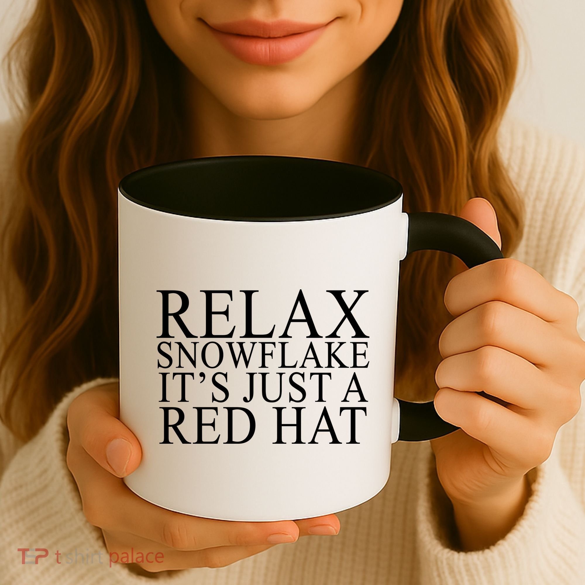 Relax It's Just A Red Hat Pro MAGA Trump 2020 Coffee Mug