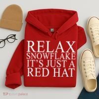 Relax It's Just A Red Hat Pro MAGA Trump 2020 Hoodie thumb 4