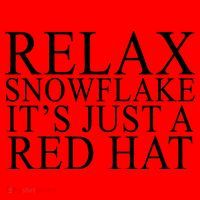 Relax It's Just A Red Hat Pro MAGA Trump 2020 Santa Hat thumb 1