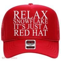 Relax It's Just A Red Hat Pro MAGA Trump 2020 Hat thumb 0