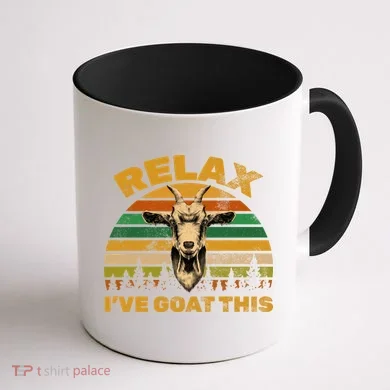 Relax I've Goat This Coffee Mug back