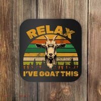 Relax I've Goat This Coaster thumb 0