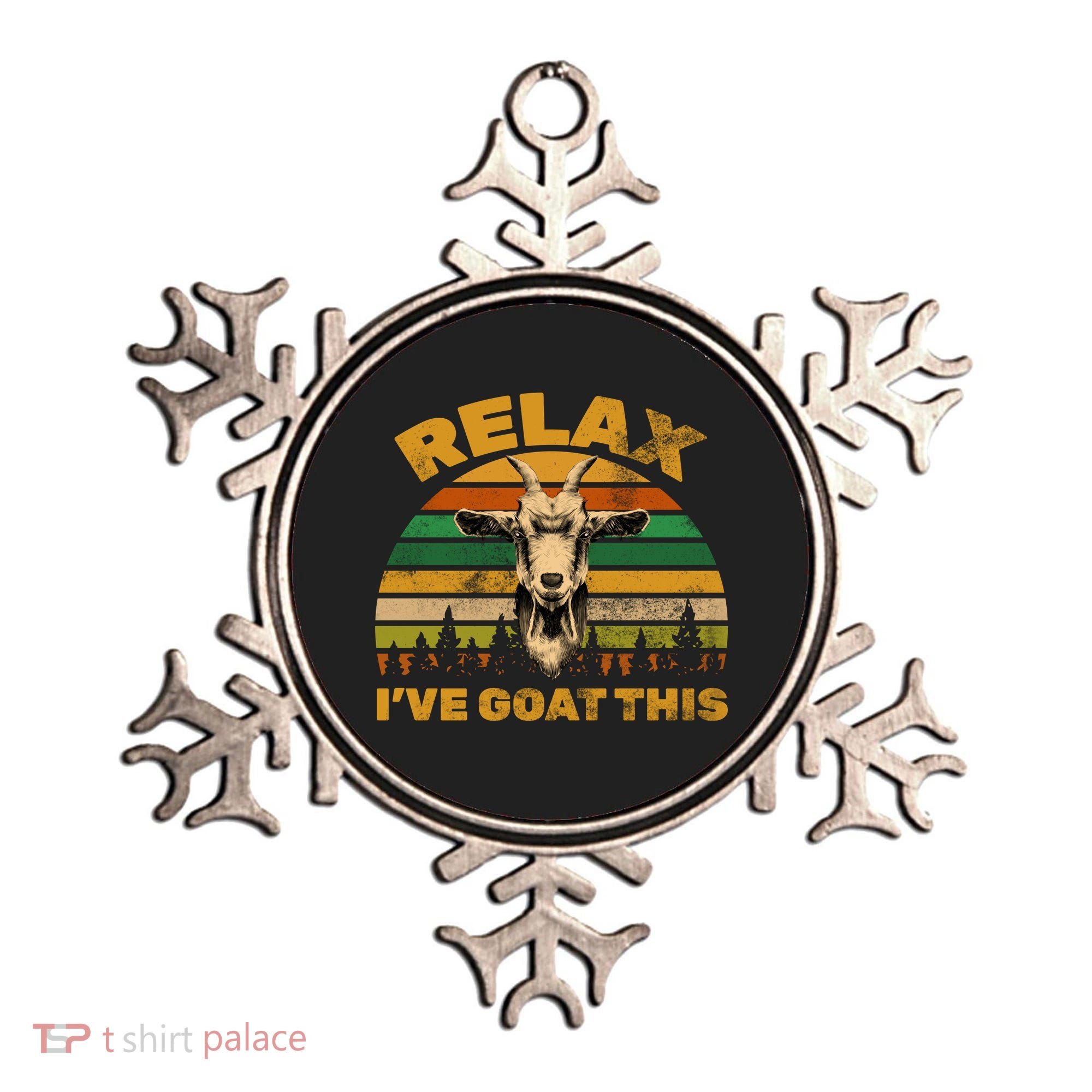 Relax I've Goat This Ornament