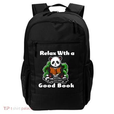 Relax With A Book Cute Panda Backpack