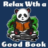 Relax With A Book Cute Panda Button thumb 1