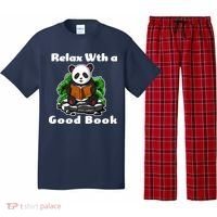 Relax With A Book Cute Panda Pajama Set thumb 0