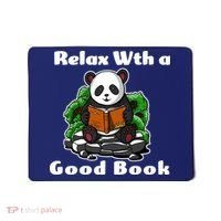 Relax With A Book Cute Panda Mousepad thumb 0