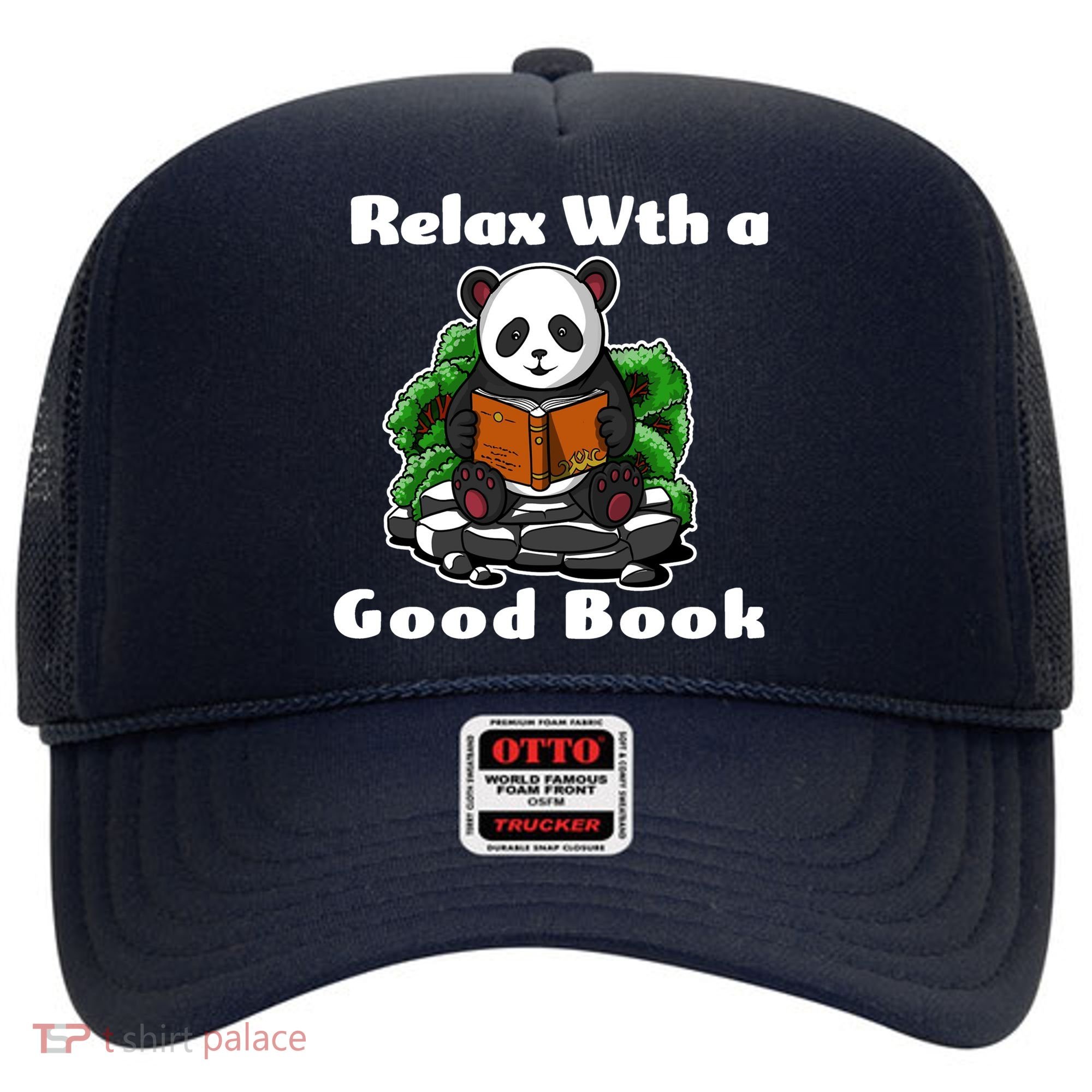 Relax With A Book Cute Panda Hat