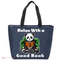 Relax With A Book Cute Panda Tote Bag thumb 0