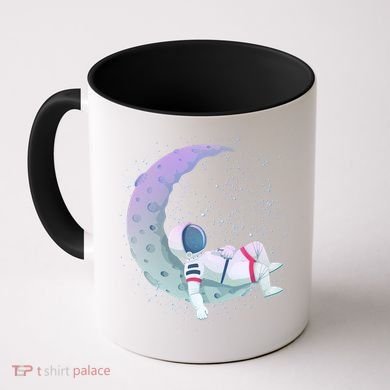Relaxing Astronaut On The Moon Coffee Mug