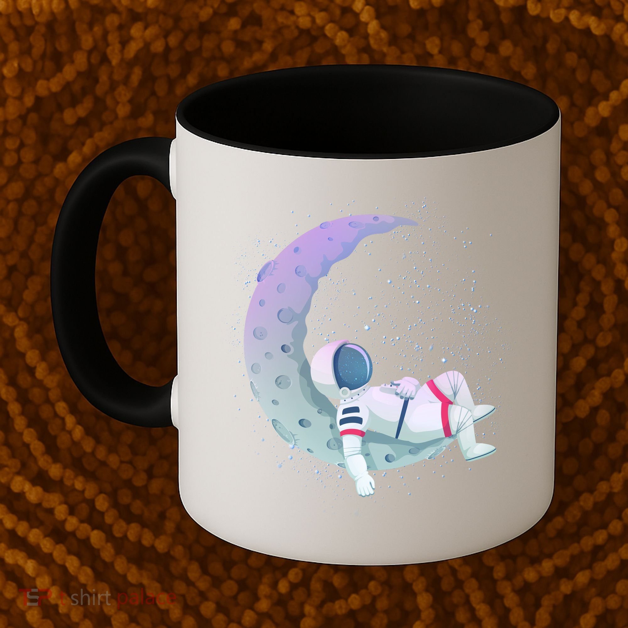 Relaxing Astronaut On The Moon Coffee Mug