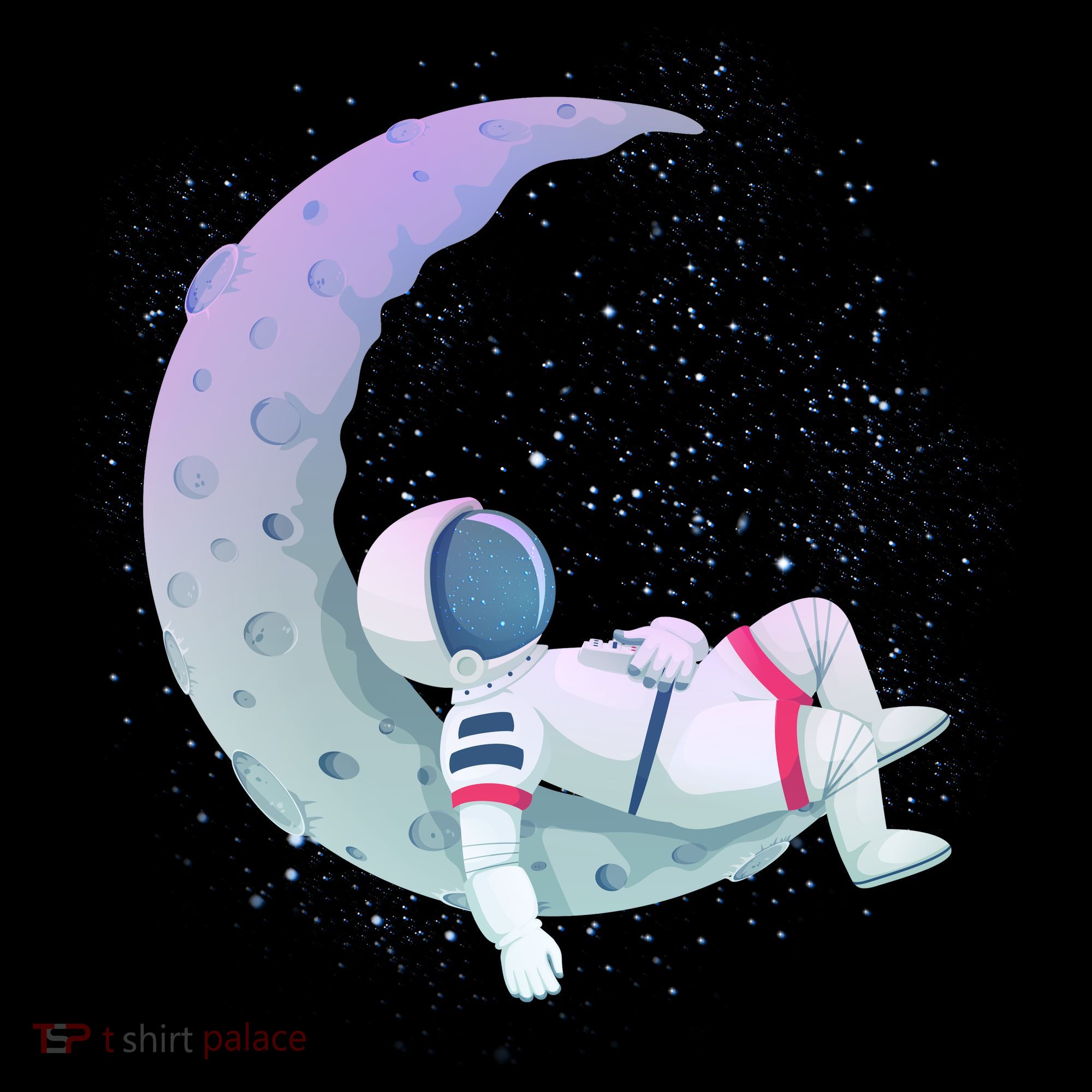 Relaxing Astronaut On The Moon Coffee Mug