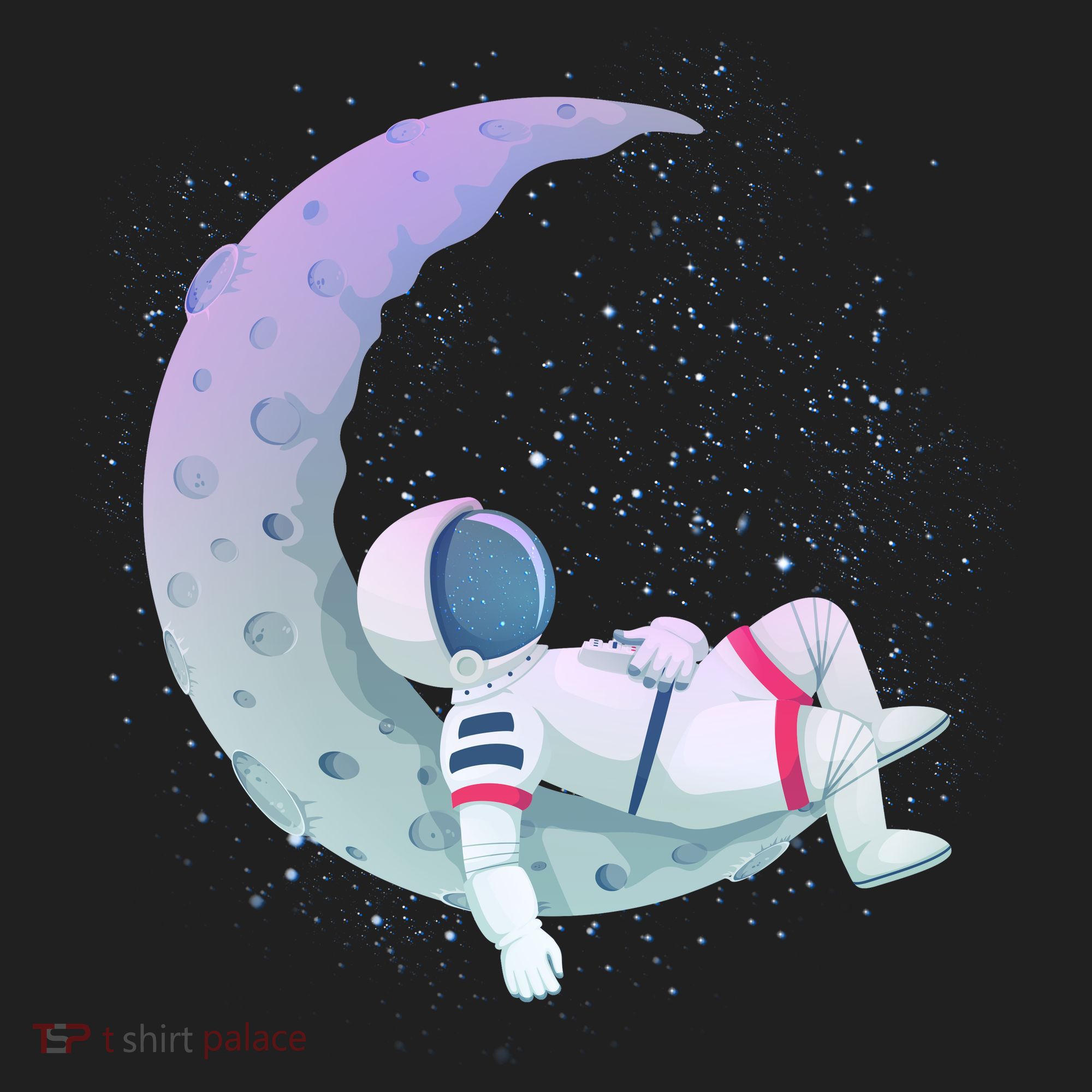 Relaxing Astronaut On The Moon Tumbler