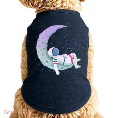 Relaxing Astronaut On The Moon Doggie Tank