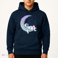Relaxing Astronaut On The Moon Hoodie thumb 2