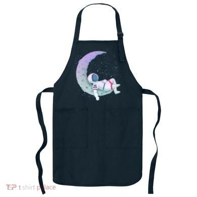 Relaxing Astronaut On The Moon Apron
