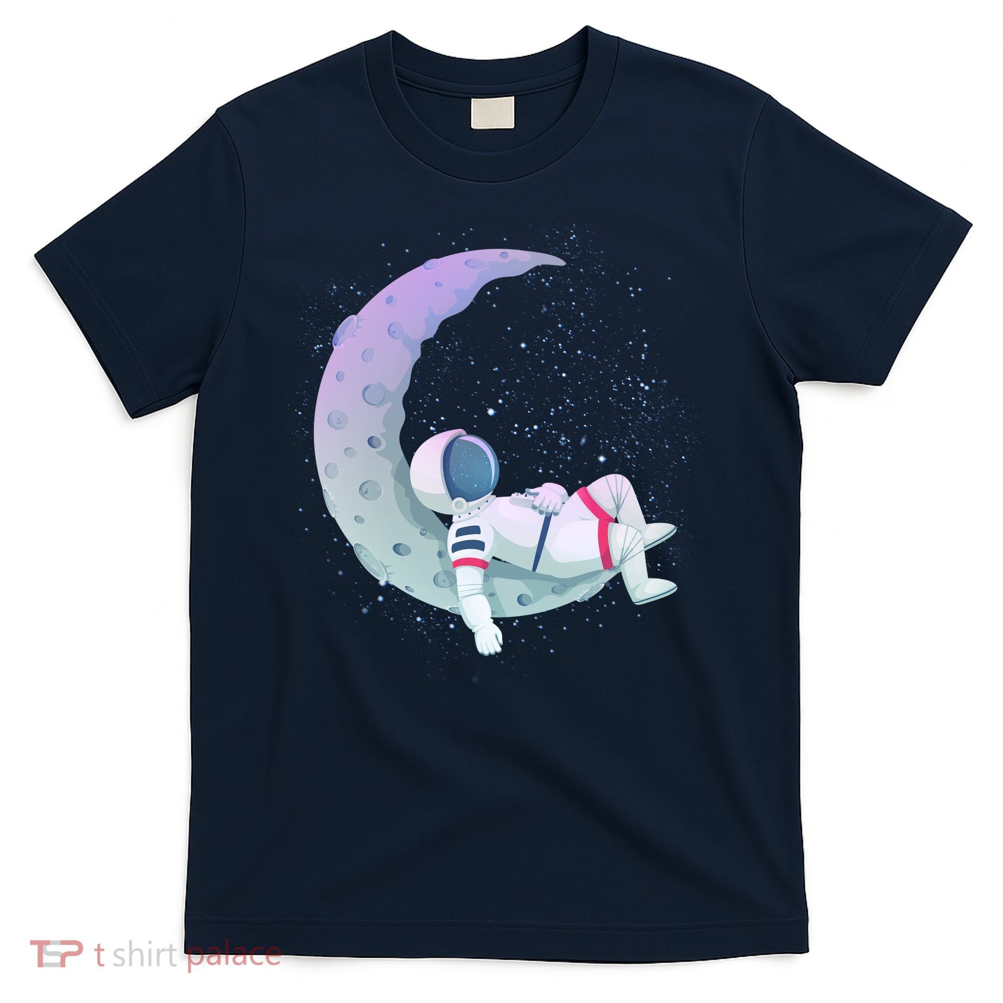 Relaxing Astronaut On The Moon T-Shirt